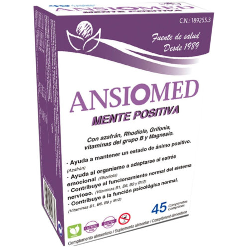 Ansiomed mente positiva  45 comprimidos