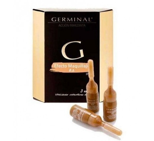 GERMINAL ACCION INMEDIATA EFECTO MAQUILLAJE (3 ML 3 AMPOLLAS)