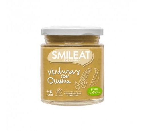 Smileat tarrito quinoa y verduras 230gr