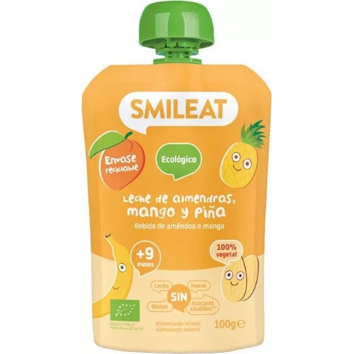 Smileat pouch mango y piña 100 gr