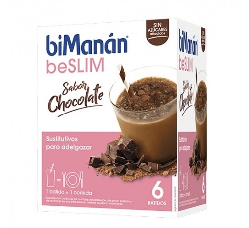 Bimanan batido chocolate (250 g 50 g x 5 u)