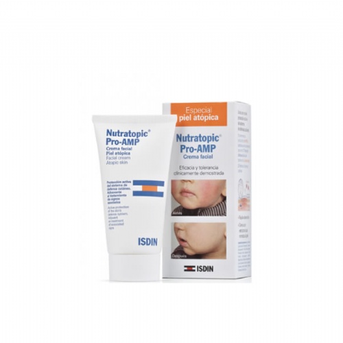 Isdin nutratopic pro-amp crema facial protectora (1 envase 50 ml)