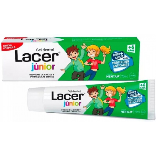 Lacer junior gel dental (75 ml menta)