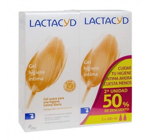 LACTACYD INTIMO GEL SUAVE (PACK 200 ML 2 U)