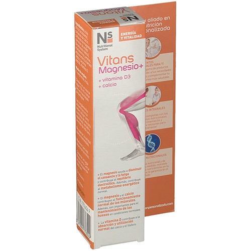 Ns vitans magnesio+ (15 comprimidos efervescentes)