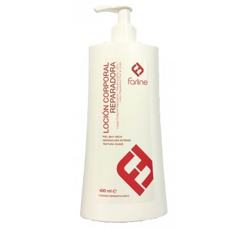 Farline locion corporal reparadora aceite argan (400 ml)
