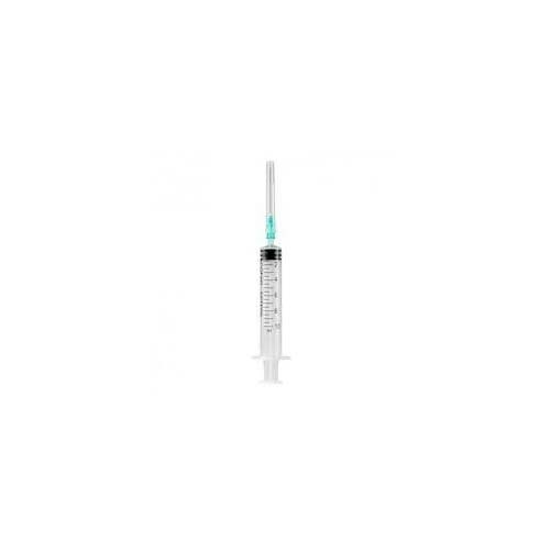 Jeringa c/aguja esteril - aposan (g21 ui 0.8 x 40 mm 5 ml)