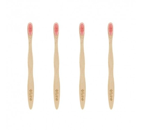 Cepillo dental de bambu - farline (rosa)