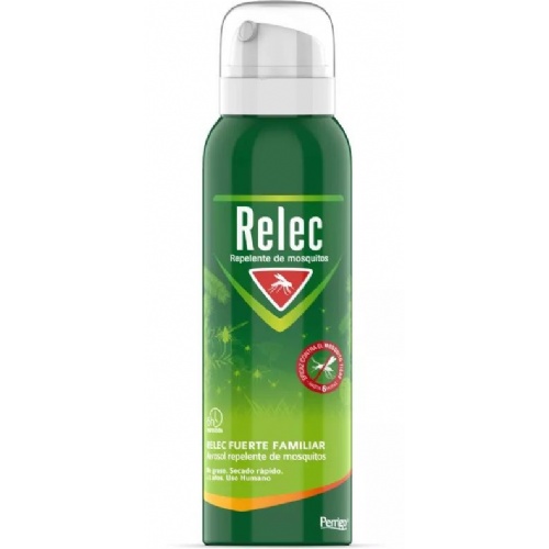 Relec fuerte familiar repelente de mosquitos de uso humano 1 envase 125 ml