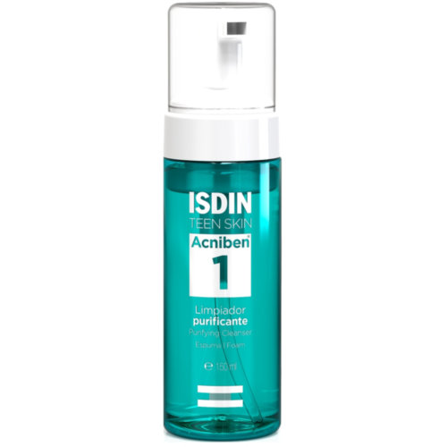 Acniben limpiador purificante espuma - isdin teen skin (1 envase 150 ml)
