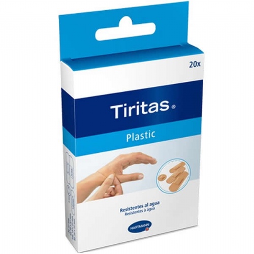 Tiritas plastic - aposito adhesivo (20 unidades surtido 4 tamaños)