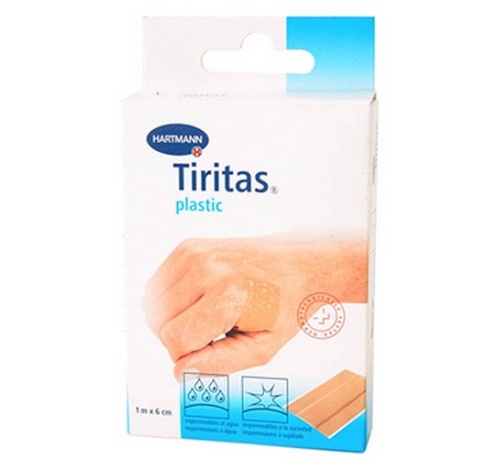 TIRITAS PLASTIC - APOSITO ADHESIVO (1 M X 6 CM)