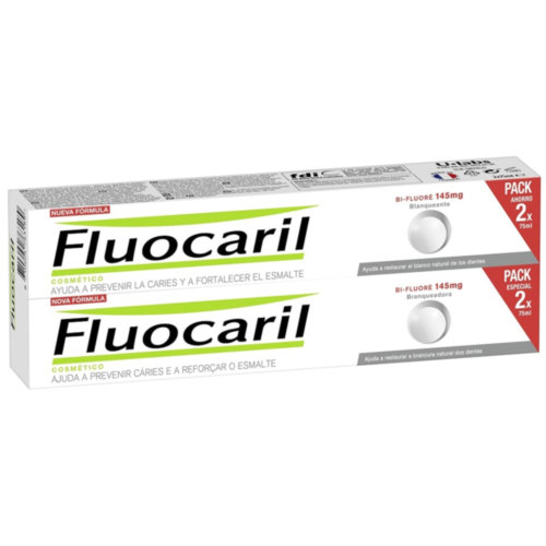 Fluocaril bifluore 145 mg blanqueante (2 x 75 ml)