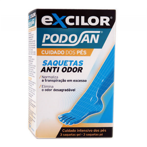 PODOSAN DESODORANTE PIES (3 U GEL+ 3 SOB POLVO)