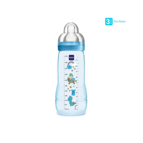 Bottle biberon - mam easy active (1 unidad 330 ml color azul)