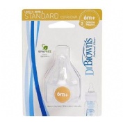 TETINA SILICONA - DR BROWN´S NATURAL FLOW STANDARD (+ 6 MESES N3 3 U)