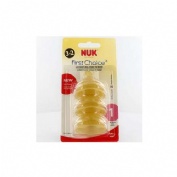 TETINA LATEX ANTICOLICO (ORIFICIOS TAMAÑO M) - NUK FIRST CHOICE (3 TETINAS)