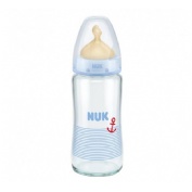 BIBERON CRISTAL LATEX - NUK FIRST CHOICE (1M 240 CC)