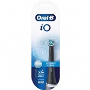 Cepillo dental electrico recambio - oral-b io ultimate clean (4 cabezales color negro pack)
