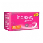 INDASEC MAXI COMPRESA PERDIDAS LEVES (15 ABSORB)