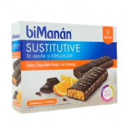 Bimanan sustitutivo  10 barritas 31 g sabor chocolate naranja