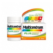Multicentrum plus ginseng y ginkgo (30 comprimidos)