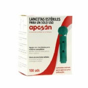 Lancetas glucometro aposan