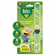 Relec pulsera aromatica 1 unidad minion estampado amarillo