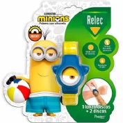 Relec pulsera aromatica 1 unidad minion estampado azul