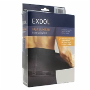 Faja lumbar - nosa elastic (1 unidad talla xl color negro)