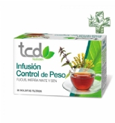 Tcd infusion control de peso 20 bolsitas de filtro 1,5 g