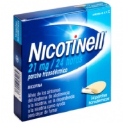 NICOTINELL 21 MG/24 HORAS PARCHE TRANSDERMICO , 28 parches