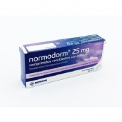 NORMODORM 25 MG COMPRIMIDOS RECUBIERTOS CON PELICULA , 14 comprimidos
