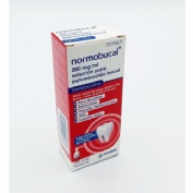 NORMOBUCAL 200 MG/ML SOLUCION PARA PULVERIZACION BUCAL, 1 frasco de 5 ml