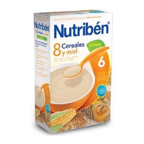 NUTRIBEN 8 CEREALES Y MIEL 4 FRUTAS (600 G)
