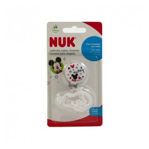 Cadenita chupete - nuk (mickey)