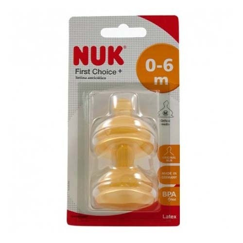 TETINA LATEX ANTICOLICO - NUK FIRST CHOICE (LECHE T-1 M 2 U)
