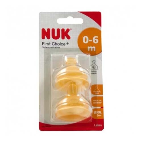 TETINA LATEX ANTICOLICO - NUK FIRST CHOICE (ALIMENTO T-1 L 2 U)