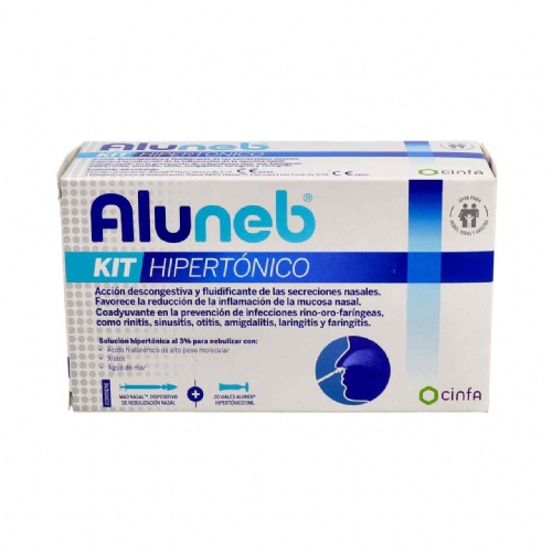 Aluneb hipertonico (kit 20 viales 5 ml + 1 dispositivo)