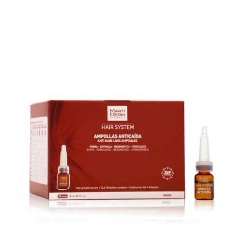 Martiderm ampollas anticaida (28 ampollas 3 ml)