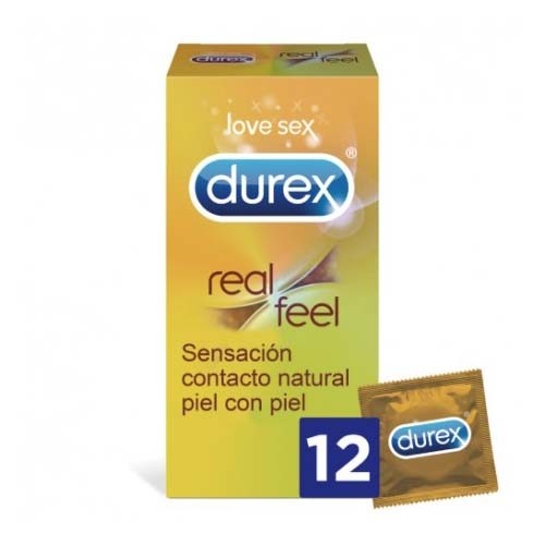 DUREX REAL FEEL PRESERVATIVO SIN LATEX (12 U)