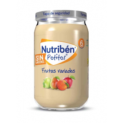 Nutriben potitos frutas variadas (1 envase 235 g)