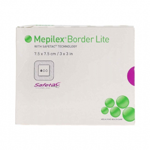 Mepilex border lite - aposito esteril (7.5 x 7.5 cm 1 u)