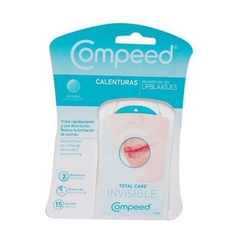 COMPEED CALENTURAS - TOTAL CARE PARCHE HIDROCOLOIDE (15 PARCHES)
