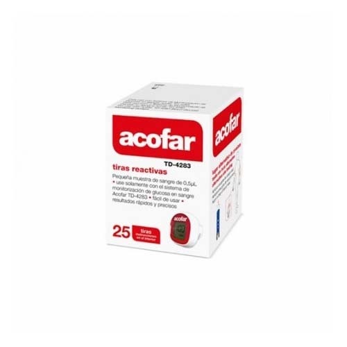 Tiras reactivas glucemia - acofarma nesira (25 unidades)