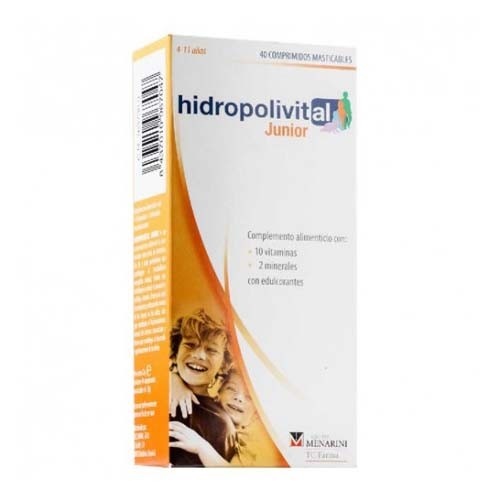 Hidropolivital junior (40 comprimidos masticables)