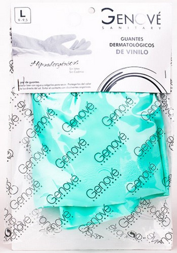 GUANTES VINILO - GENOVE DERMATOLOGICO (T- L)