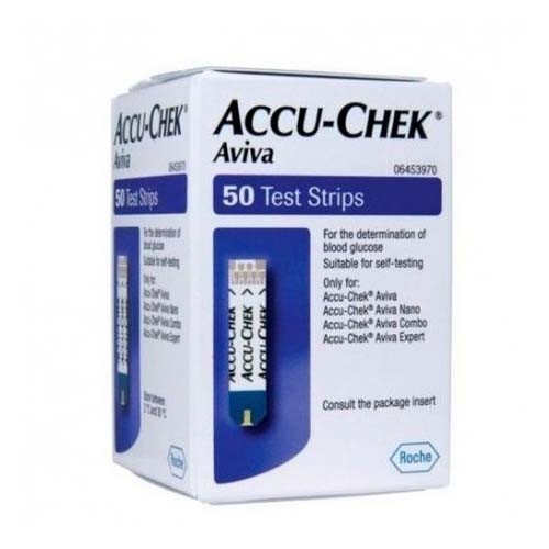 TIRAS REACTIVAS GLUCEMIA - ACCU-CHEK AVIVA (50 TIRAS)