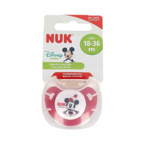 Chupete latex - nuk (disney mickey t-3 n 1 u)