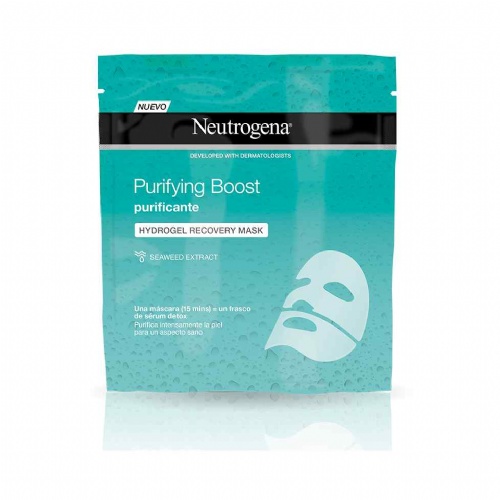 Neutrogena purifying boost hydrogel recovery - mask purificante/detox (30 ml)